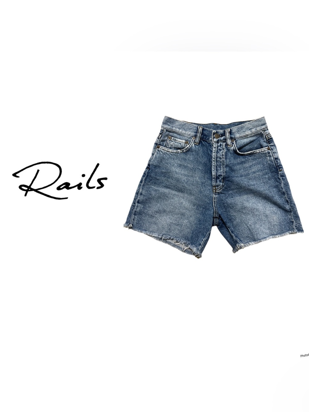 Rails "Straight Fit" Blue Denim Jeans - Size 25 (Rare Factory Sample)